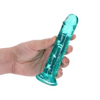 Dildo RealRock Cristal Claro de 6 Pulgadas